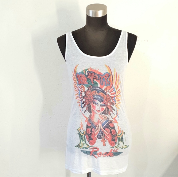 Rock 62 Tops - Rock 62 Geisha Tank Top
